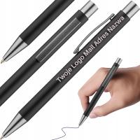 РЕКЛАМНАЯ РУЧКА МЕТАЛЛ-РЕЗИНА ТОРГОВЫЙ АВТОМАТ 1 ШТ СИНИЙ КАРТРИДЖ ГРАВЕР