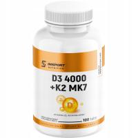 Witamina D3 4000 + K2 MK-7 Insport Nutrition 100t