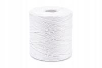NATURALNY SZNUREK LNIANY 1 mm / 500 gram BIAŁY
