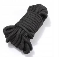 LINKA SZNUR BDSM MIĘKKA BONDAGE 10 M CZARNA