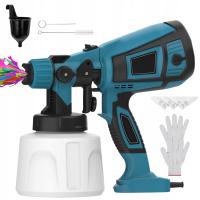 PISTOLET DO MALOWANIA ELEKTRYCZNY 1400 ML 3 WZORY 4 DYSZE DO ŚCIAN 850W