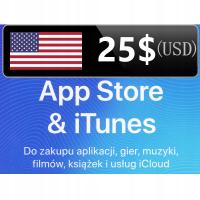 iTunes 25 $ / USD App Store , USA Apple, iPhone