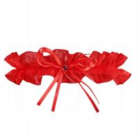 JULIMEX podwiązka CZERWONA na Studniówkę i Maturę PW-98