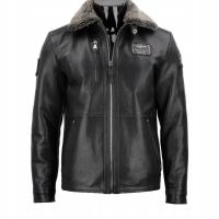 Kurtka Pilotka Męska Skórzana DORJAN RAD950