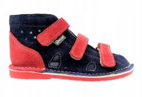 Daniel profilaktyczne kapcie granat/czerwony - 18