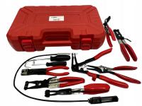 NARZĘDZIE SZCZYPCE DO OPASEK TAŚMOWYCH ZACISKOWYCH OSŁON Z LINKĄ ZESTAW 9