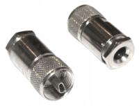 Wtyk UHF Lutowany Na Przewód RG6 1sztuka