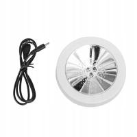 Rozświetl Coaster Baza Koktajlowa Kolorowe Światła Luminous Podkładka USB Biała