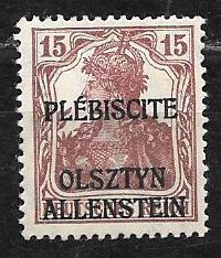 $POCZTY PLEBISCYTOWE OLSZTYN Fi 4* WYDANIE PRZEDRUKOWE