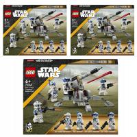 3x LEGO Star Wars żołnierze-klony z 501 legionu 75345