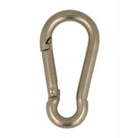 Karabinek do Lin Strażacki Karabińczyk nierdzewny 6x60mm INOX 10szt