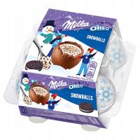 Milka Snow Balls Kulki czekoladowe z kremem oreo 112g