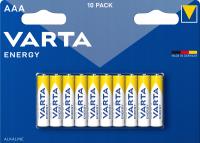 10X Bateria alK. VARTA ENERGY AAA (R3) BLISTER