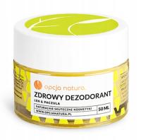 ZDROWY DEZODORANT LEN – PACZULA pielęgnacja NATURALNY SKŁAD w kremie 50ml