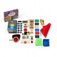 ZESTAW MAGIKA ILUZJONISTY DLA DZIECI 10 SZTUCZEK ILUZJE MAGICZNY KOMPLET 8+