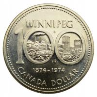 Kanada - Dolar 1974 r. - Winnipeg - Stan 1-