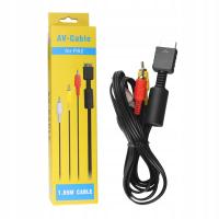 Композитный кабель AV для PS2 черный