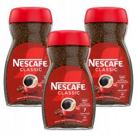 Nescafe классический растворимый кофе банка 3x 200 г