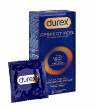 Prezerwatywy Nitrylowe Durex Perfect Feel Uczucie Ciepła 8 Sztuk