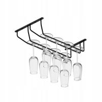 Wieszak na kieliszki do wina uchwyt dwurzędowy Struktura ALKO