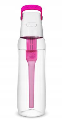 Бутылка фильтра воды Дафи твердая 0.7 л розовая
