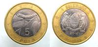 N1038. BOTSWANA, 5 PULA, 2016
