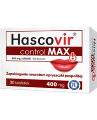 Hascovir Control MAX 400 mg Na opryszczkę 30 tab.