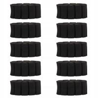 10pc okrągłe strzałki strzałki PE Separator strzałek czarny trwały 62