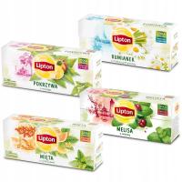 Zestaw herbat ziołowych Zioła Świata Lipton mix 4x20 torebek 96g