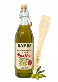 Oliwa z oliwek Extra Virgin 1L NIEFILTROWANA Rustico SAPIO + łopatka