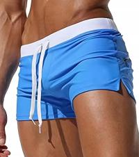 МУЖСКИЕ ШОРТЫ ДЛЯ ПЛАВАНИЯ ПЛАВКИ ШОРТЫ БОКСЕРЫ ПЛАВАТЕЛЬНЫЙ БАССЕЙН СИНИЙ 38