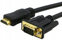 Kabel VGA-HDMI Hertz 2m czarny