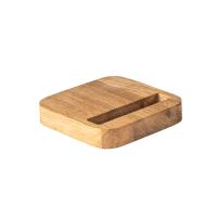 Podstawka Na Telefon Uchwyt Stojak Pod Tablet Na Biurko Drewniany 10 x 10cm