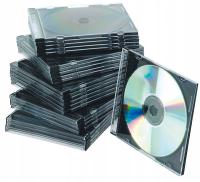 Коробка для CD/DVD slim 25шт, прозрачный