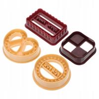 ZESTAW FOREMEK DO CIASTEK Z PLASTIKU – KOLOROWY ZESTAW 2 SZT.