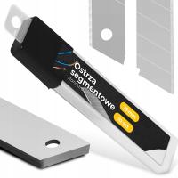 10x OSTRZA ŁAMANE SEGMENTOWE 18 mm Wymienne Noża Tapicerskiego ZAPAS 6 6Z-T