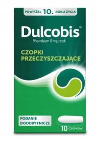 Dulcobis czopki 10 mg, 10 sztuk