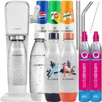 Saturator wody SodaStream Art biały + 6 innych produktów