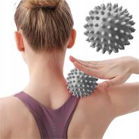 PIŁECZKA Z KOLCAMI DO MASAŻU I FIZJOTERAPII 7cm FIT.ME