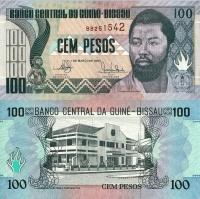 # GWINEA BISSAU - 100 FRANKÓW - 1990 - P-11 - UNC