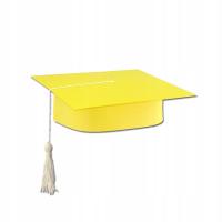 Эту шапку для детей с резинкой и chwostem ЖЕЛТЫЙ