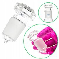 Korek szklany dmuchany ze szlifem 29/32 szkło borokrzemowego BORO 3.3