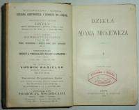 DZIEŁA TOM II Adam Mickiewicz Lwów 1902