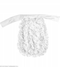 ŻABOT KORONKOWY DO STROJU BAROKOWEGO BIAŁY BAROK