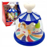 BĄCZEK NIEBIESKI KONIK KARUZELA DLA DZIECI ZABAWA WOOPIE BABY