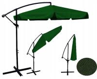 Садовый зонт складной большой 350 см сильный зеленый