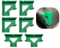 ZESTAW 6 UCHWYTÓW STOLARSKICH DO PŁYT KORPUSÓW 18 MM TRZECIA RĘKA