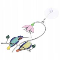 1SZT DEKORACYJNY NIEBIESKI WISZĄCY ZAWIESZKA OGRÓD