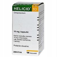 HELICID Control 10 mg lek na refluks zgaga 14 kaps