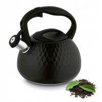 Газовый чайник индукционный бесконтактный свисток сталь Konighoffer Mauro 3L